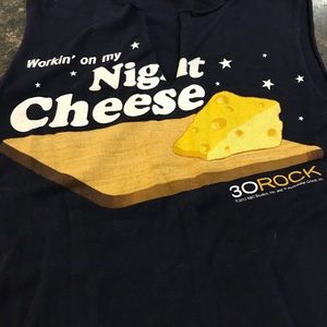 30 Rock Workin On My Night Cheese Tank Top t-shirt